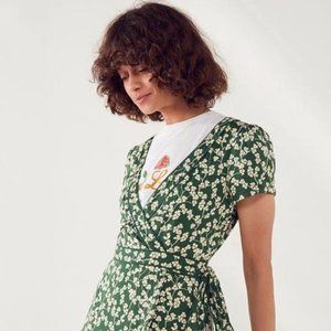 UO Kimchi Blue Rita Wrap Dress